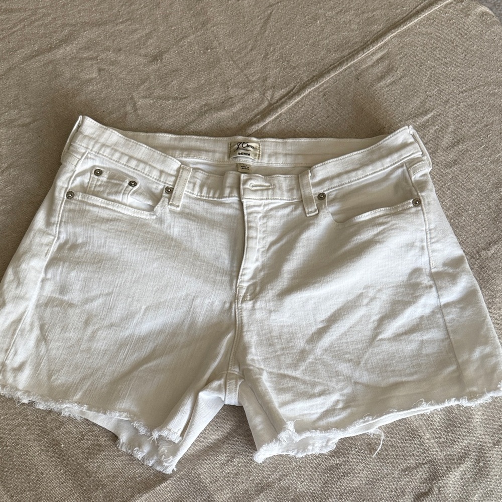 J. Crew White Jean Shorts for Women